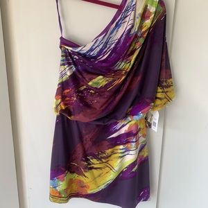 Off the shoulder mini dress